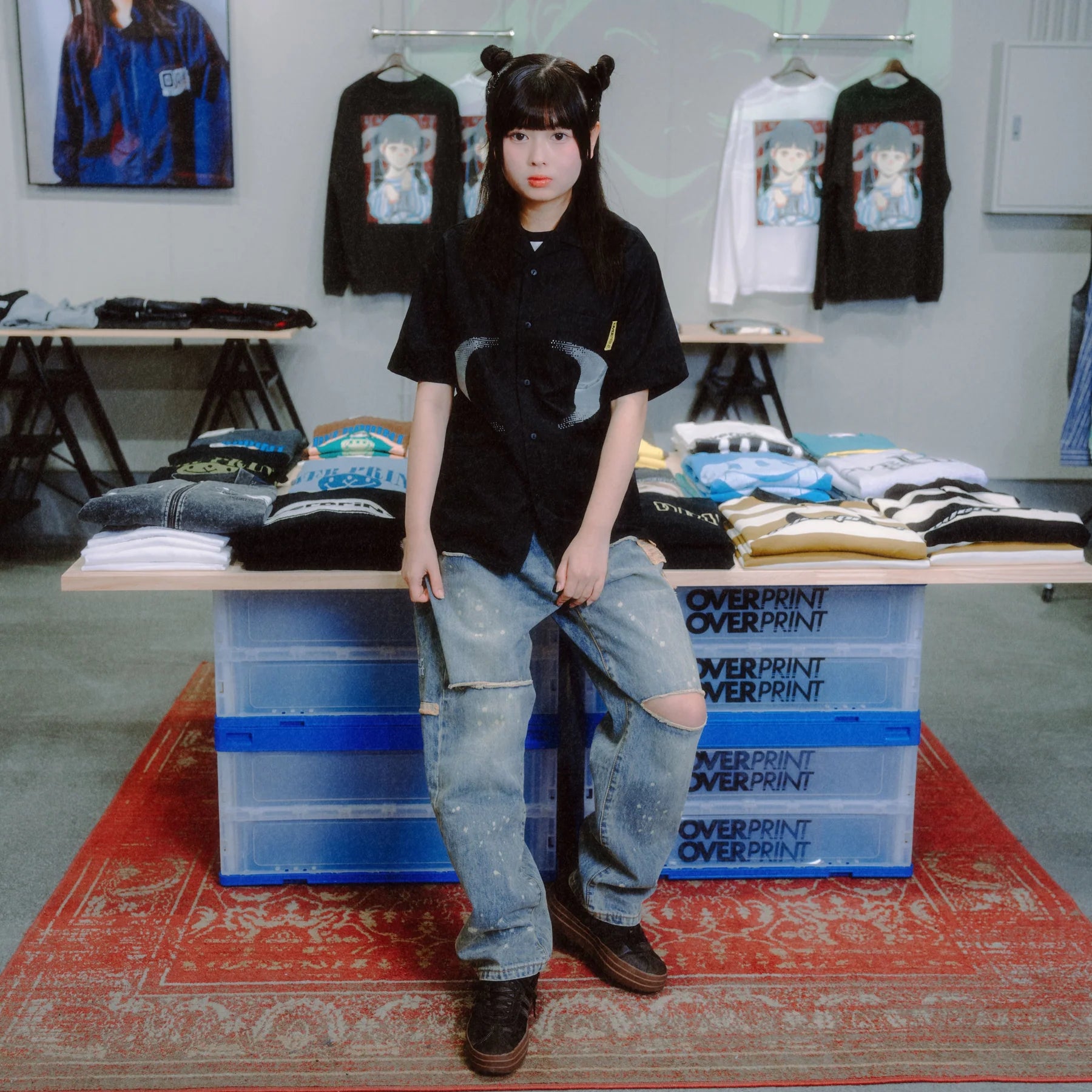 Over Print - NEW MOON shirts - 2 Colors