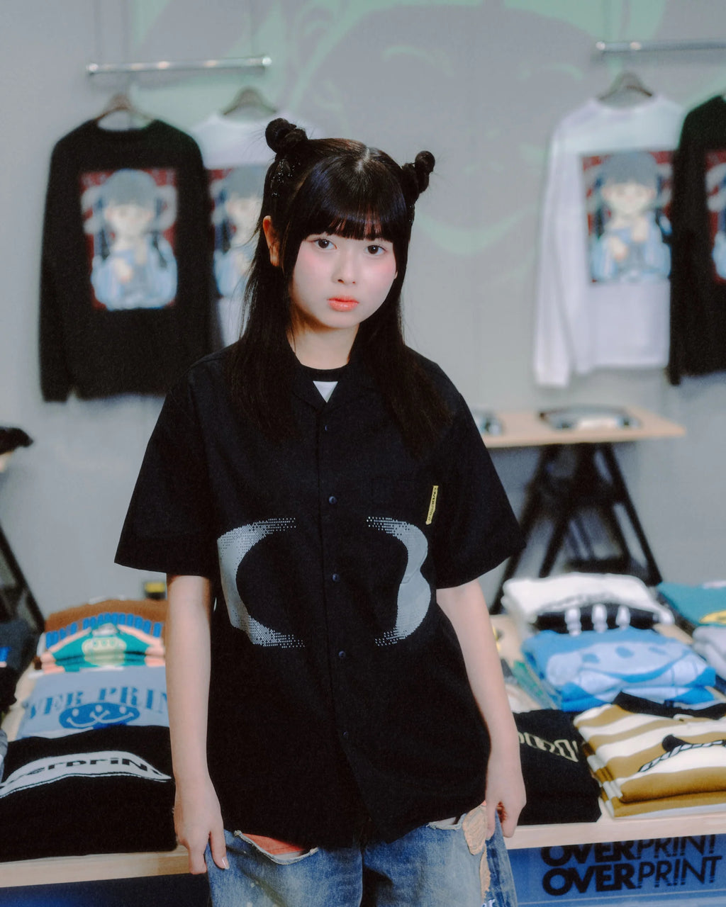 Over Print - NEW MOON shirts - 2 Colors