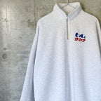 One Drop - Fukuda "Beer and Sauna®" Embroidered Half-Zip Sweatshirt