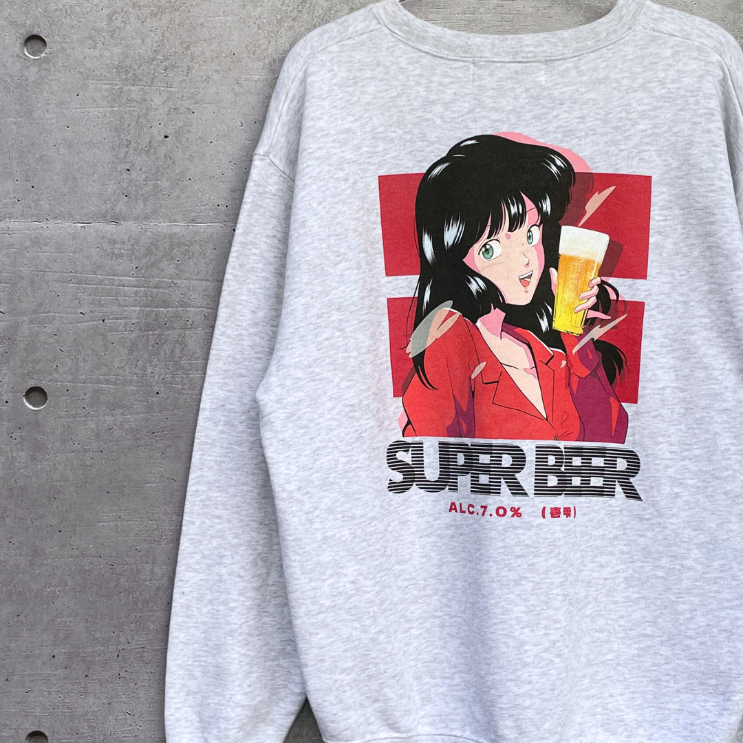 One Drop - chao! "SUPER BEER" Crewneck Sweatshirt