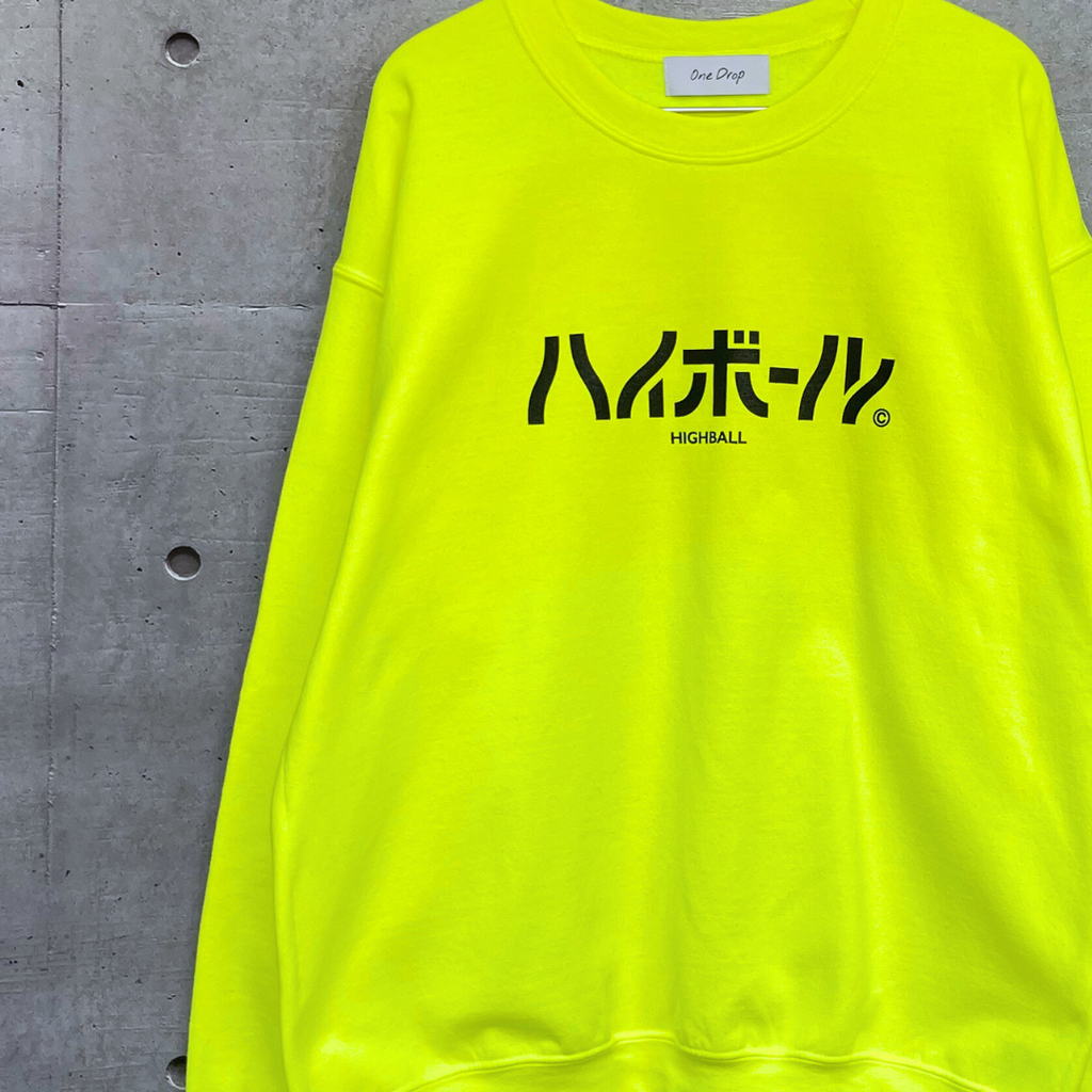 One Drop - Fukuda "Highball" Big Logo Crewneck Sweatshirt  - 4 colors