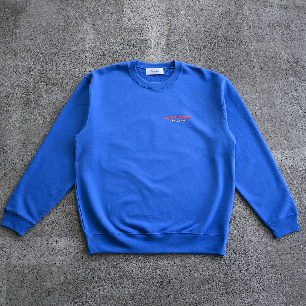 One Drop - Tsukasa Shimada "SUPER BEER" Crewneck Sweatshirt - 2 colors