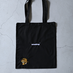 One Drop - Tomowaka "Tiger Cat" Embroidered Tote Bag - 4 Colors