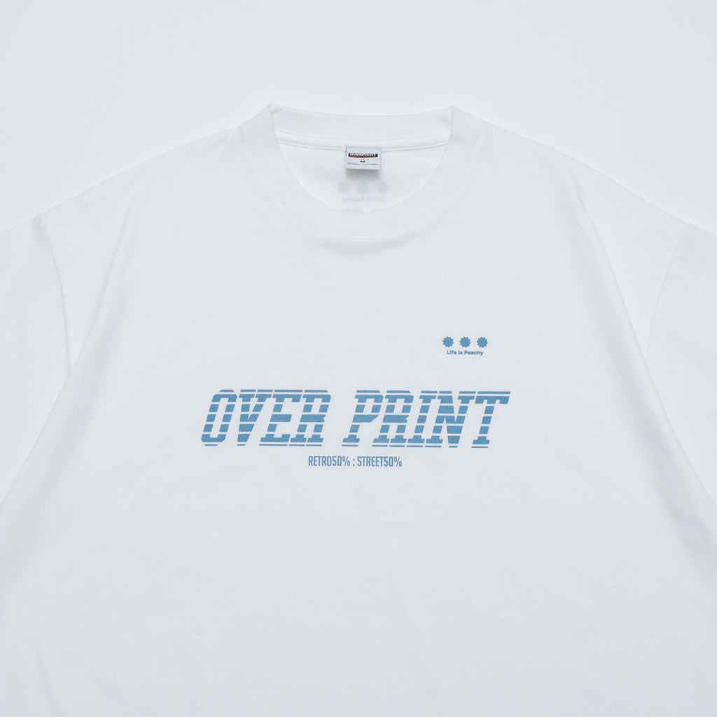Over Print - BLUE MOTION Tee - 3 Colors