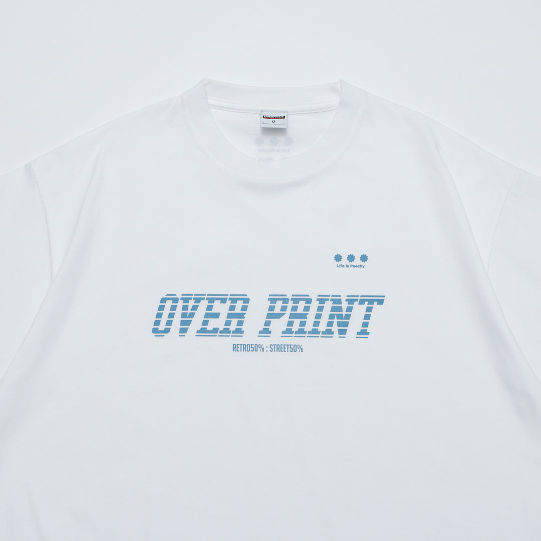 Over Print - BLUE MOTION Tee - 3 Colors