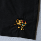 One Drop - Tomowaka "Tiger Cat" Embroidered Tote Bag - 4 Colors