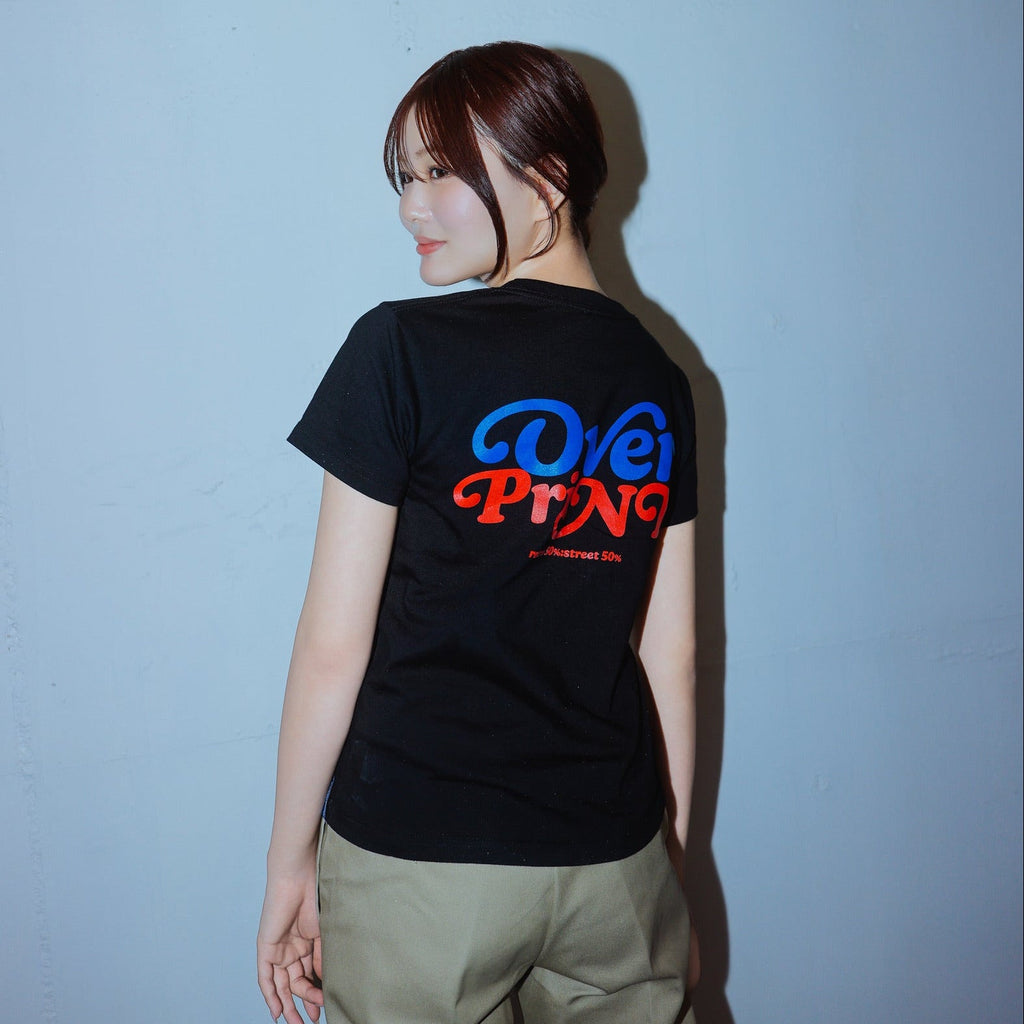Over Print - Playful Logo Ladies mini Tee  - 4 Colors