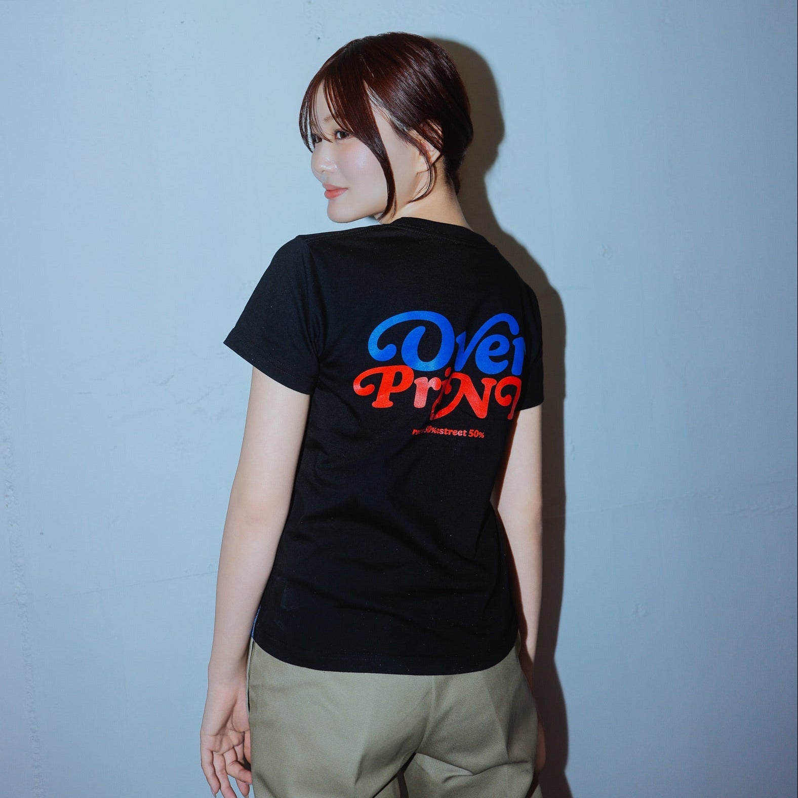 Over Print - Playful Logo Ladies mini Tee  - 4 Colors
