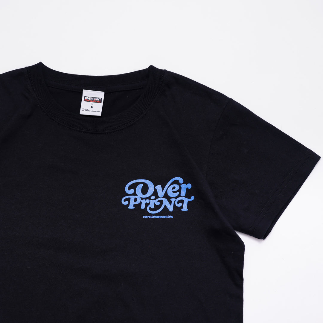Over Print - Playful Logo Ladies mini Tee  - 4 Colors