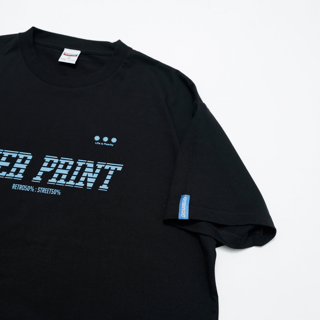 Over Print - BLUE MOTION Tee - 3 Colors