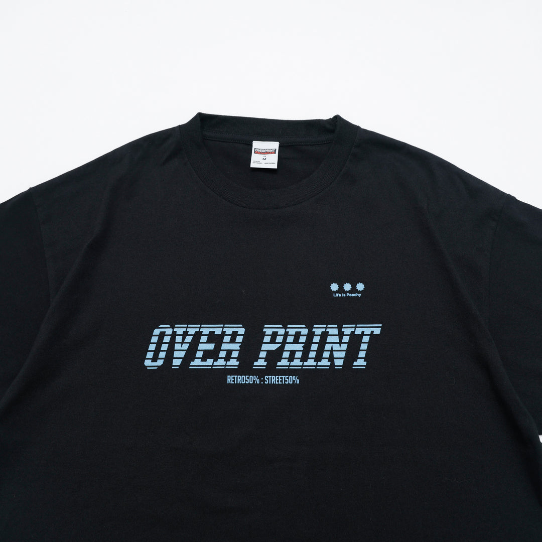 Over Print - BLUE MOTION Tee - 3 Colors