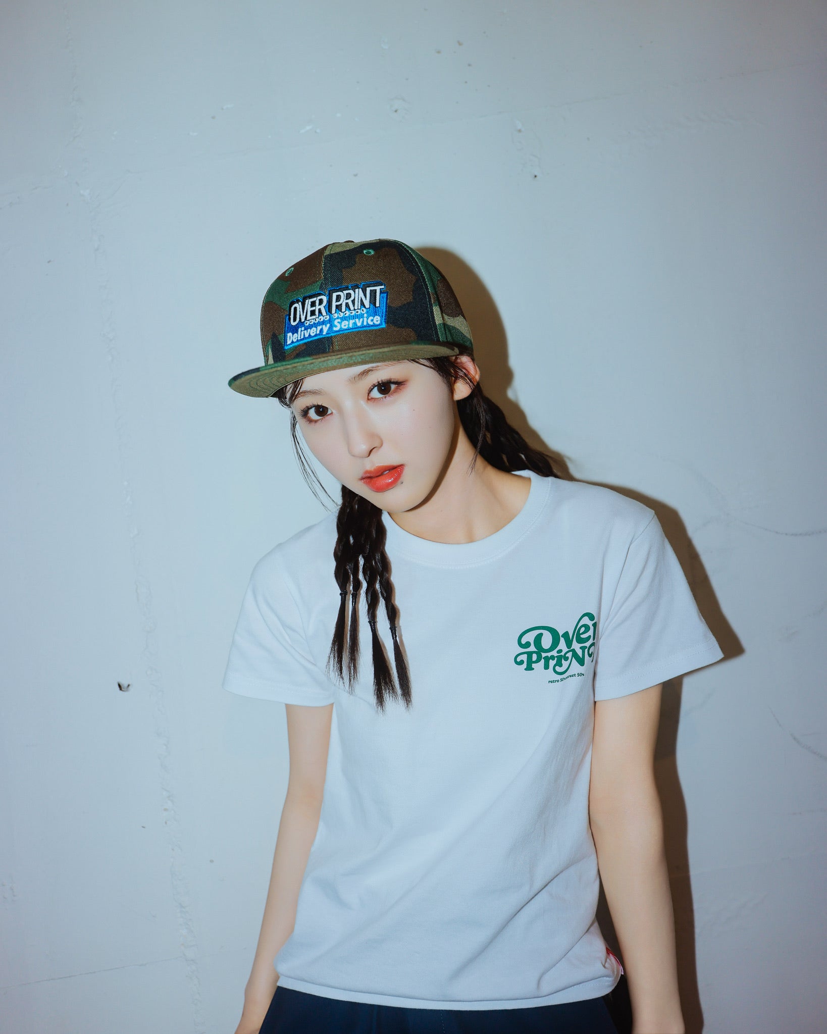 Over Print - Playful Logo Ladies mini Tee  - 4 Colors