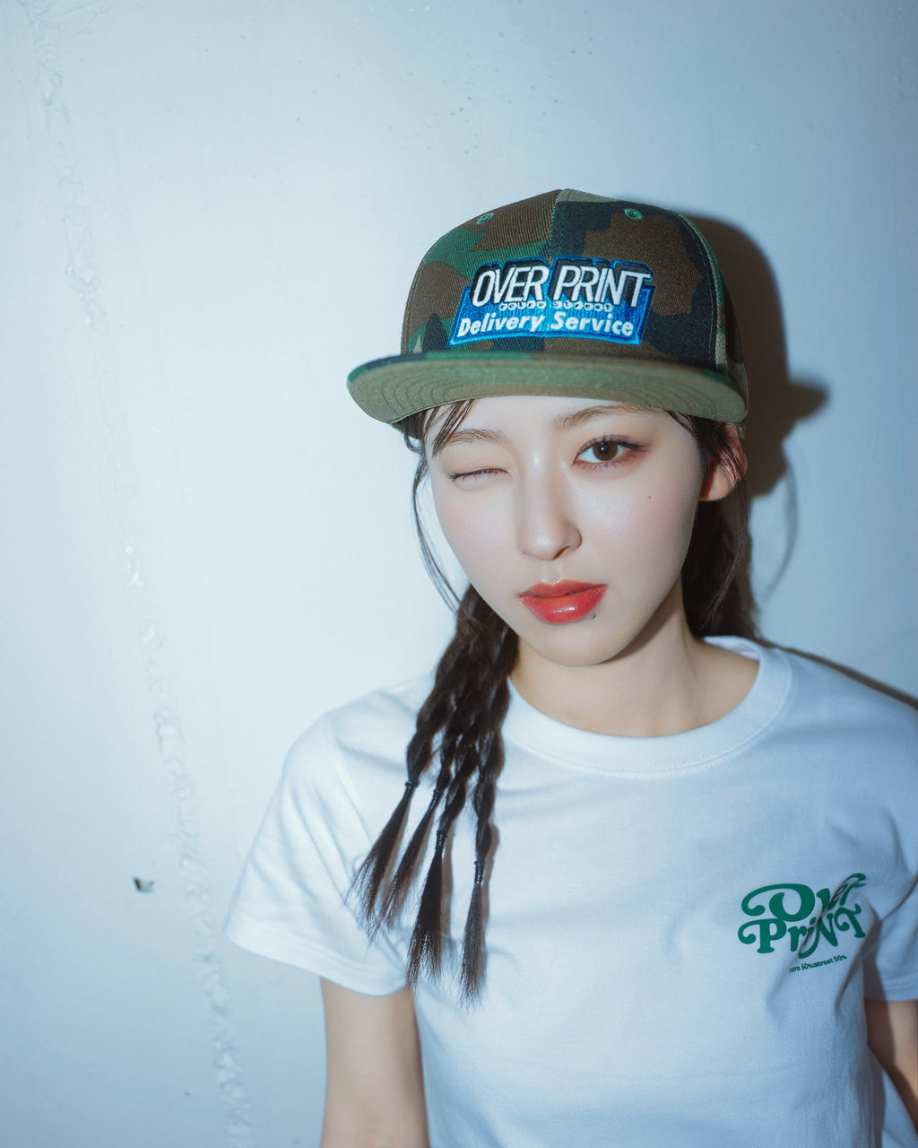 Over Print - Playful Logo Ladies mini Tee  - 4 Colors