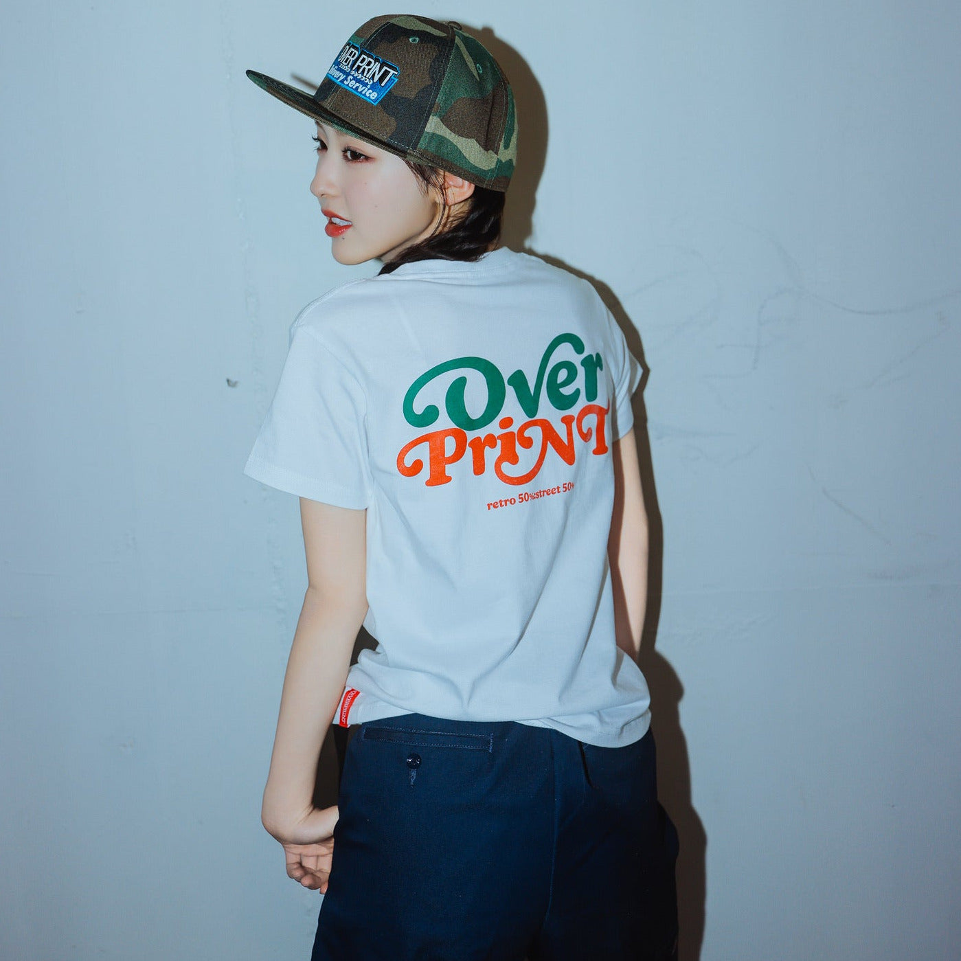 Over Print - Playful Logo Ladies mini Tee  - 4 Colors