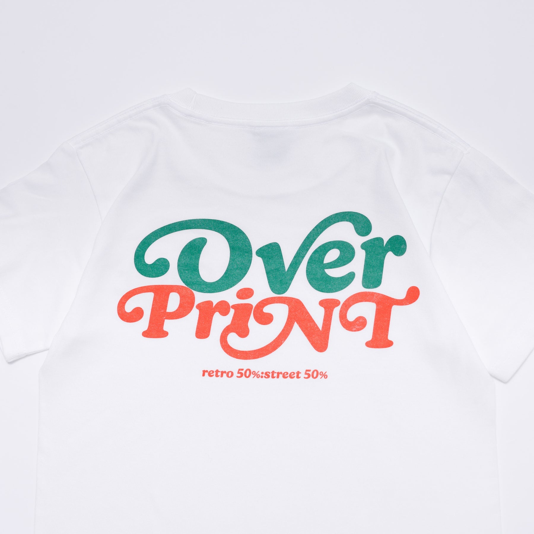 Over Print - Playful Logo Ladies mini Tee  - 4 Colors