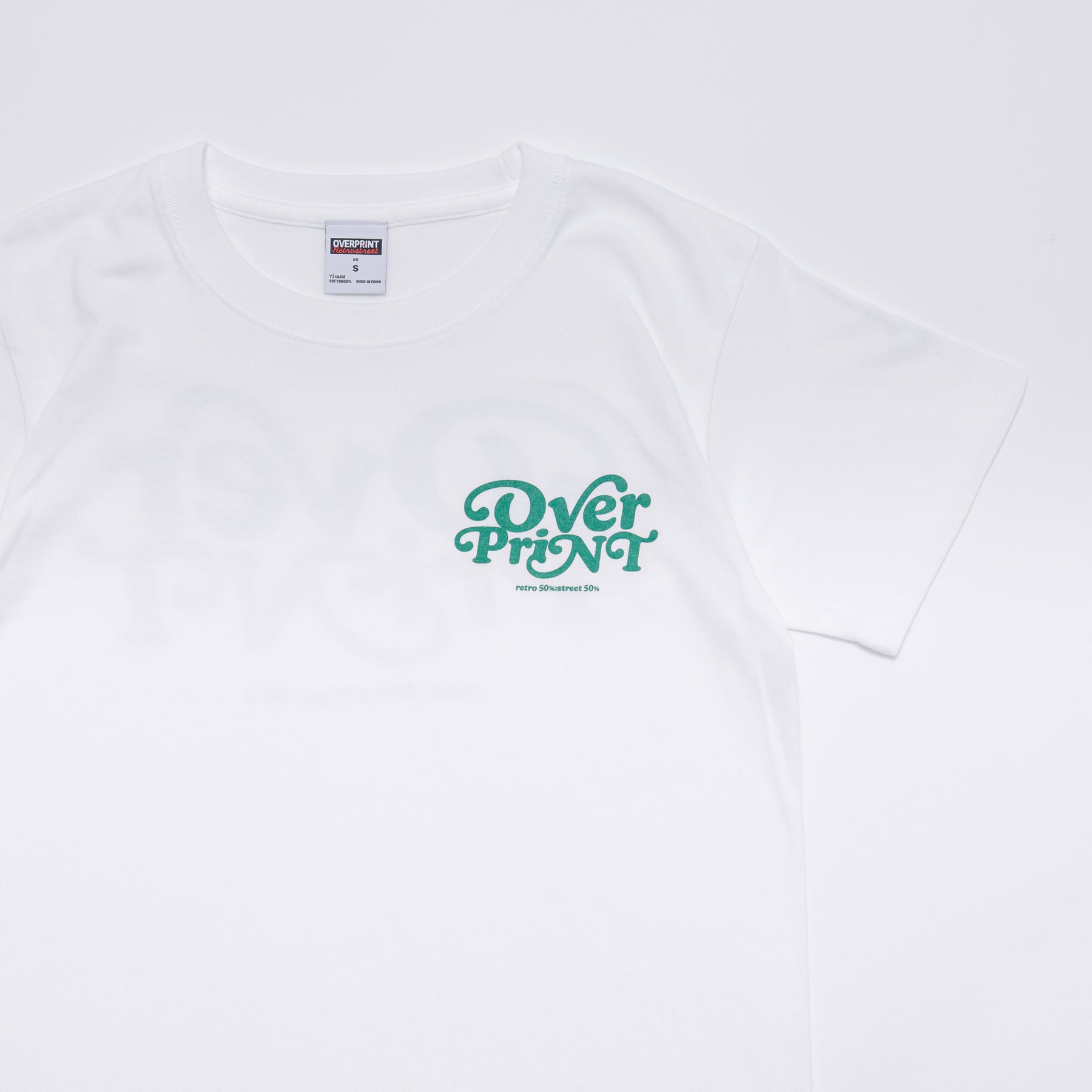 Over Print - Playful Logo Ladies mini Tee  - 4 Colors