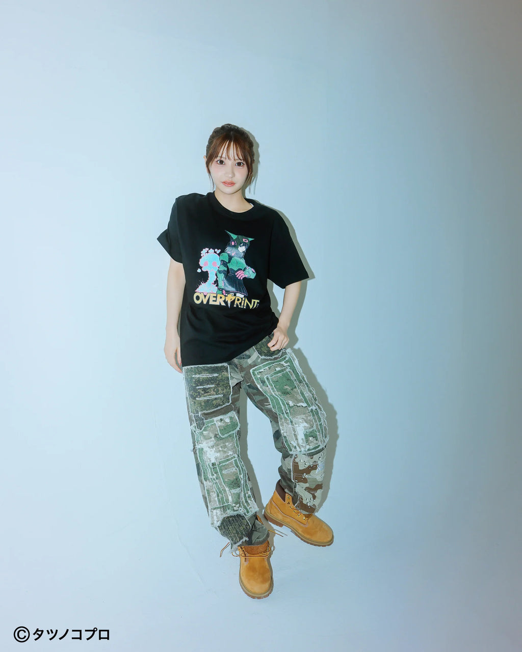 Over Print -Yatterman Tee_ボヤッキー - 2 Colors