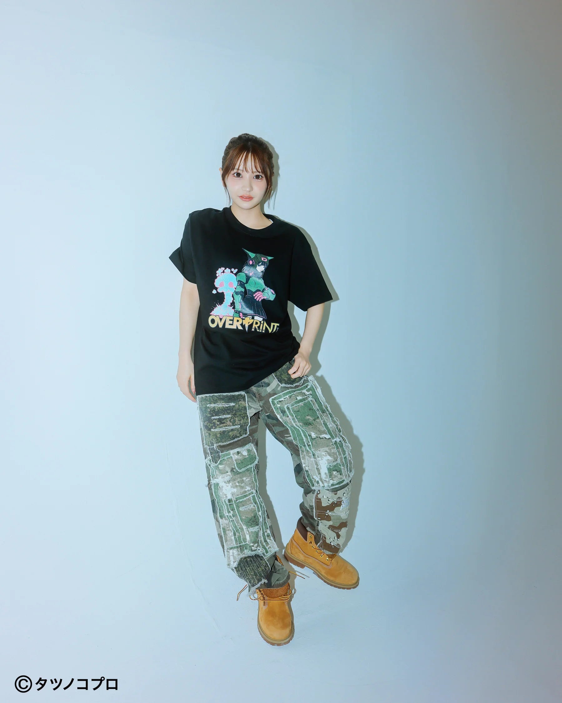 Over Print -Yatterman Tee_ボヤッキー - 2 Colors
