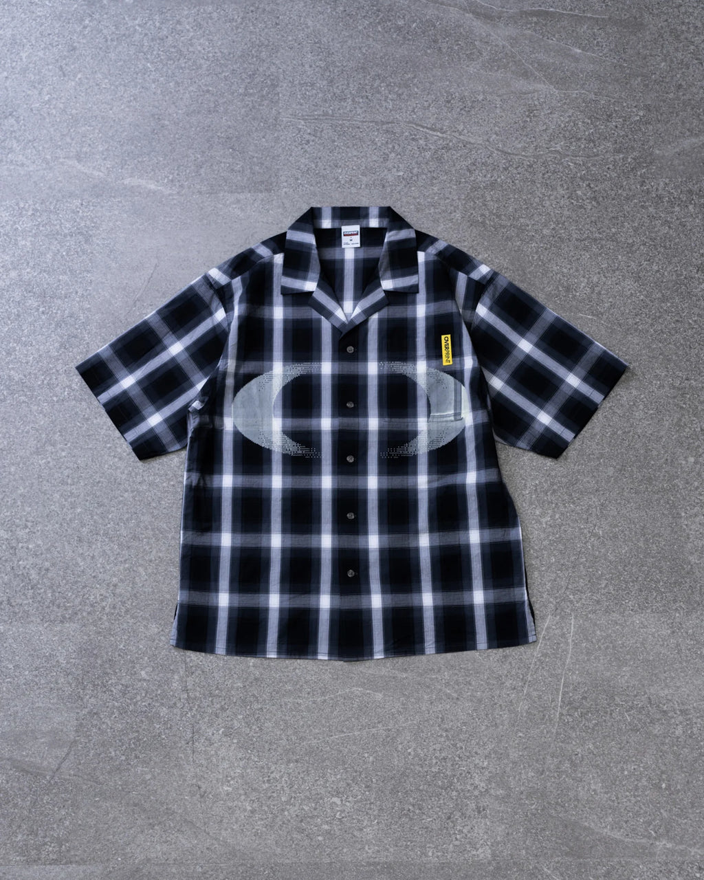 Over Print NEW MOON check shirts