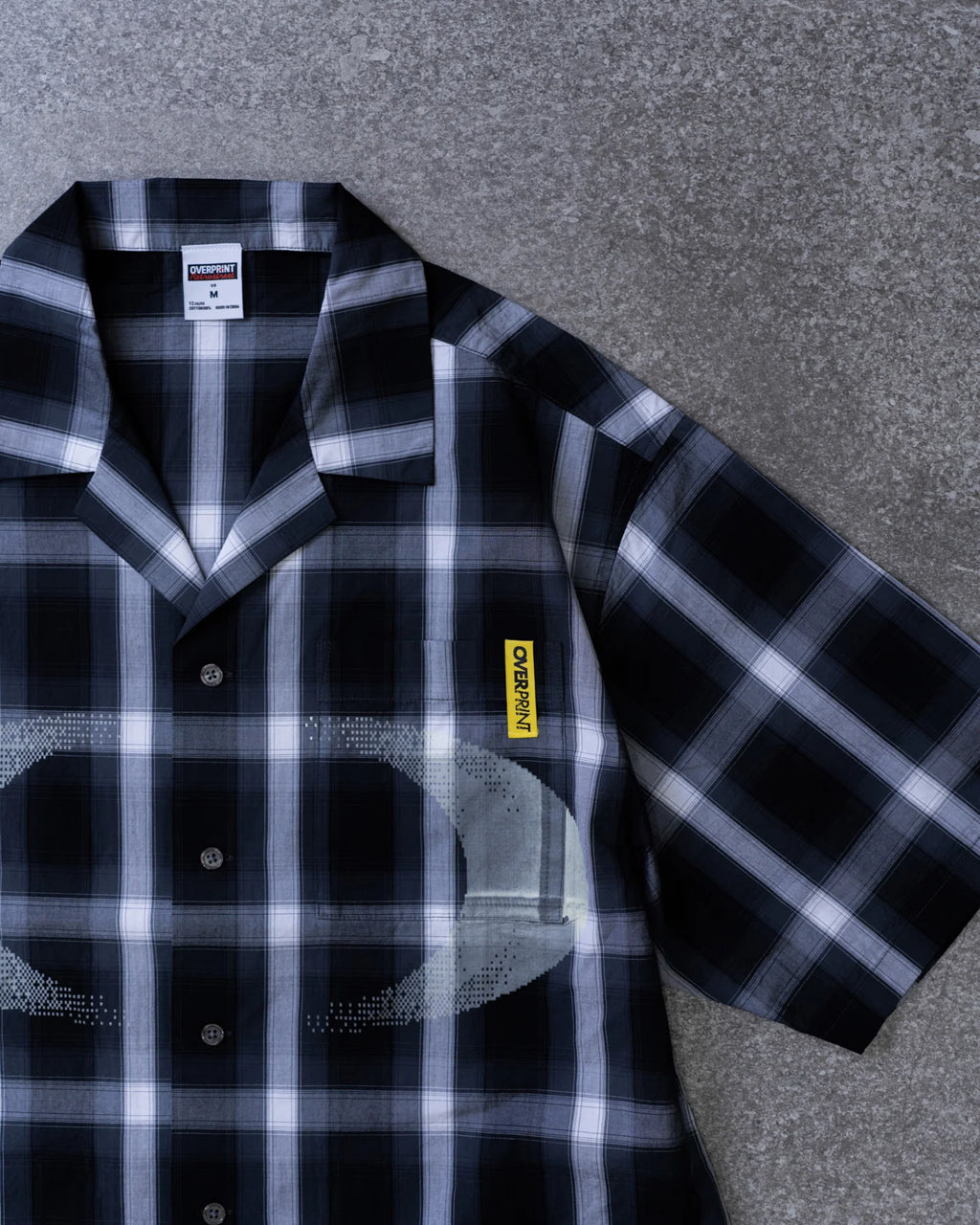 Over Print NEW MOON check shirts