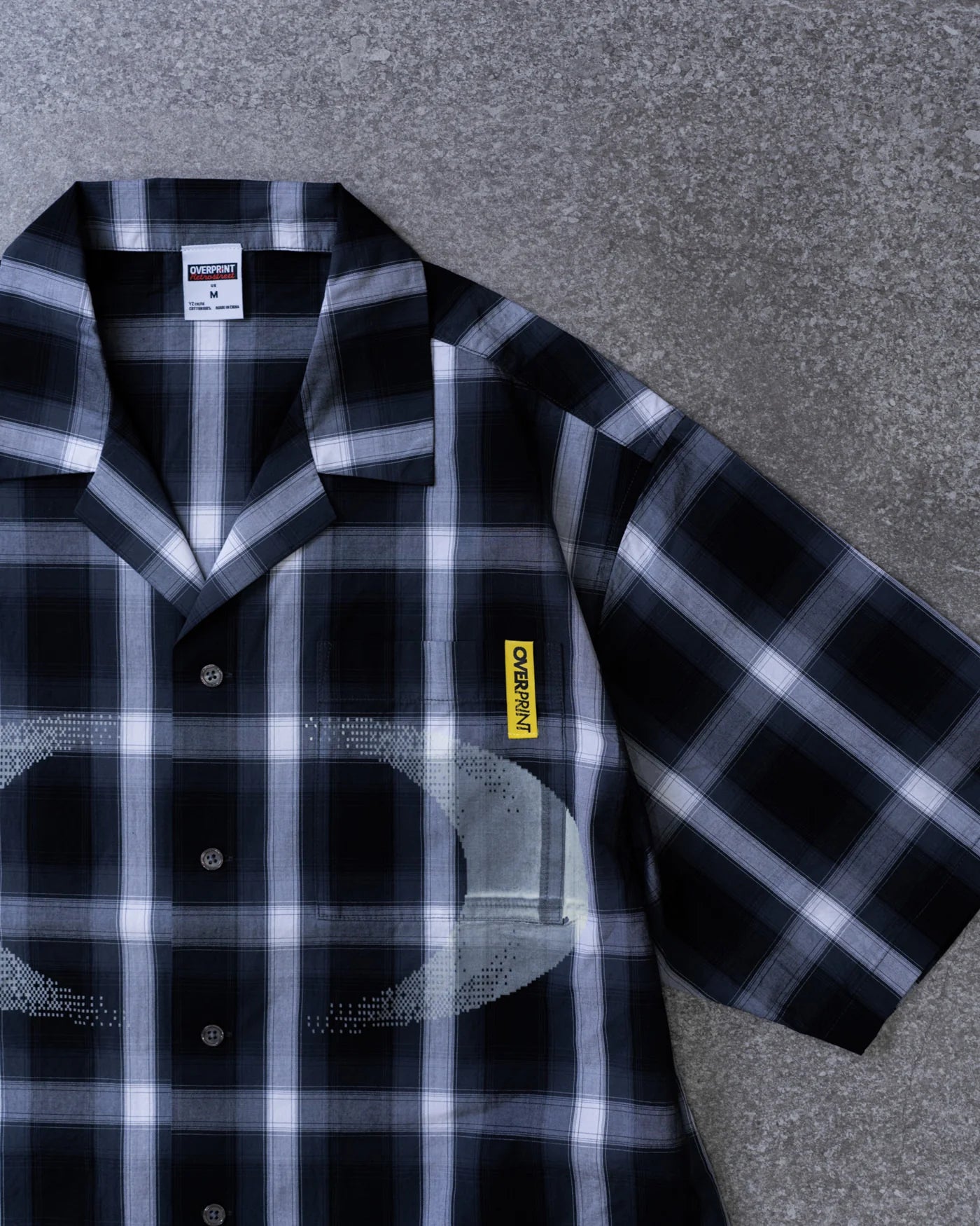 Over Print NEW MOON check shirts