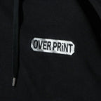 Over Print - EVERYDAY Zip Hoodie - Black