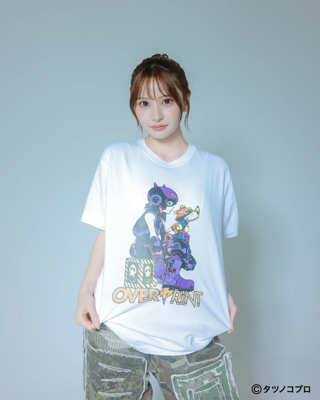 Over Print -Yatterman Tee_ヤッターワンとトンズラー - 2 Colors