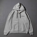 Over Print - OVERPRINT Zip Hoodie - Ash Gray