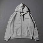 Over Print - OVERPRINT Zip Hoodie - Ash Gray