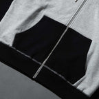 Over Print - EVERYDAY Zip Hoodie - Ash