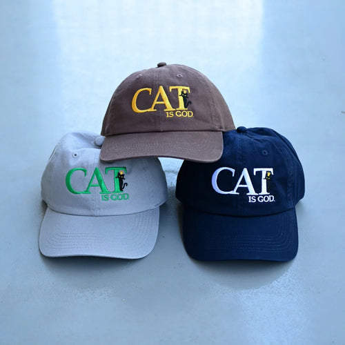 ともわか CAT刺繡 CAP