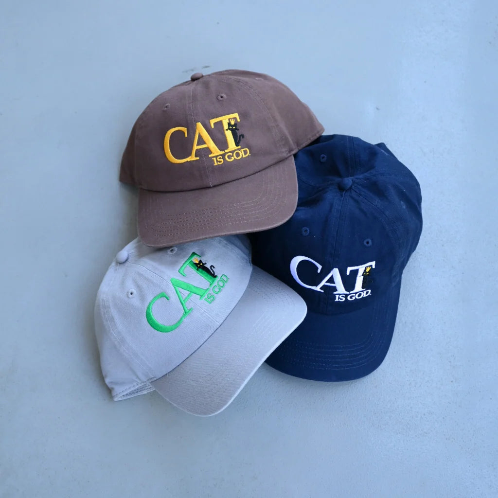 ともわか CAT刺繡 CAP