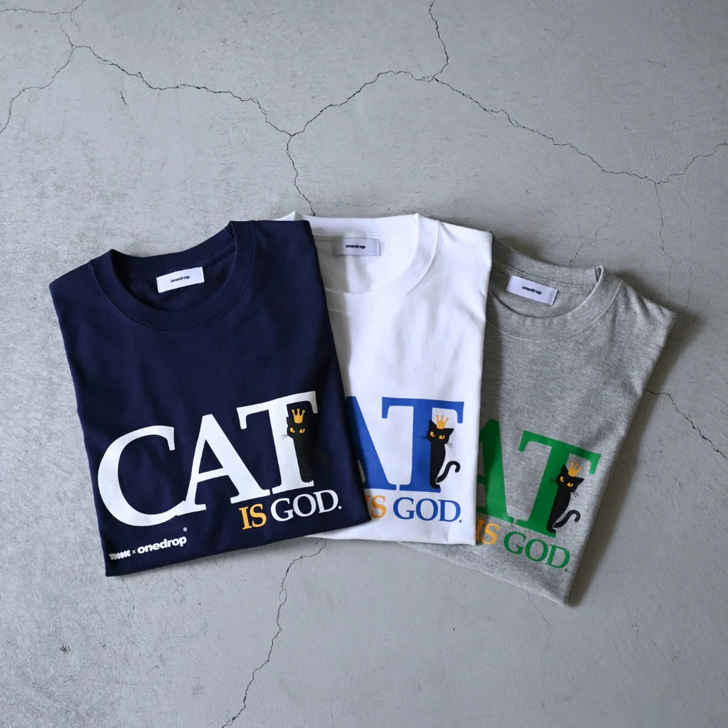 ともわか CAT IS GOD Tshirt