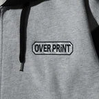 Over Print - EVERYDAY Zip Hoodie - Ash