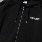 Over Print - OVERPRINT Zip Hoodie - Charcoal