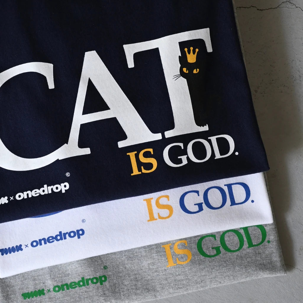 ともわか CAT IS GOD Tshirt