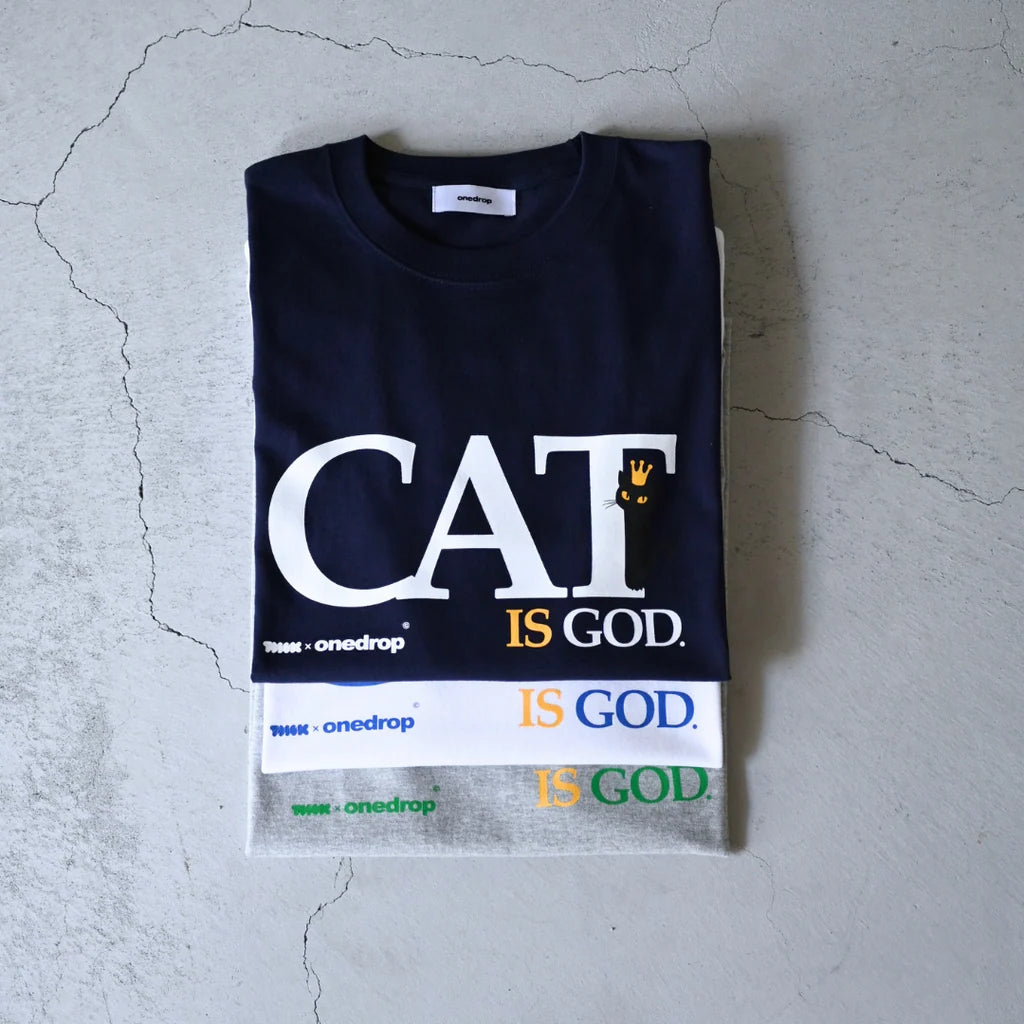 ともわか CAT IS GOD Tshirt