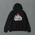 Over Print - EVERYDAY Zip Hoodie - Black