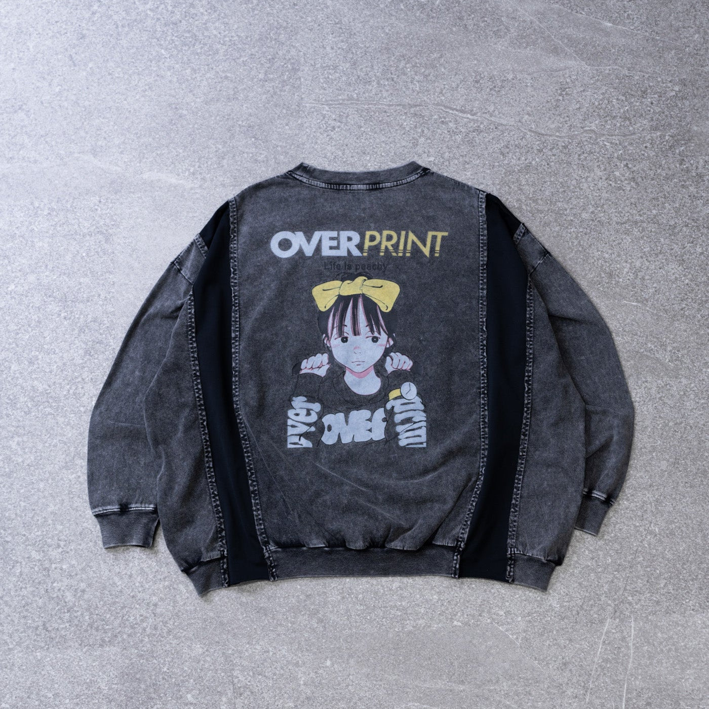 Over Print - pigment POP ART LS Tee Ver:11_yinhao_limited