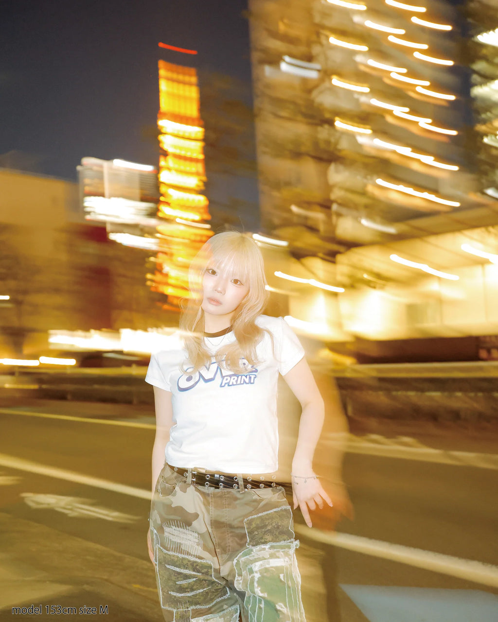 Over Print - Ledies Mini Tee  - 2 Colors