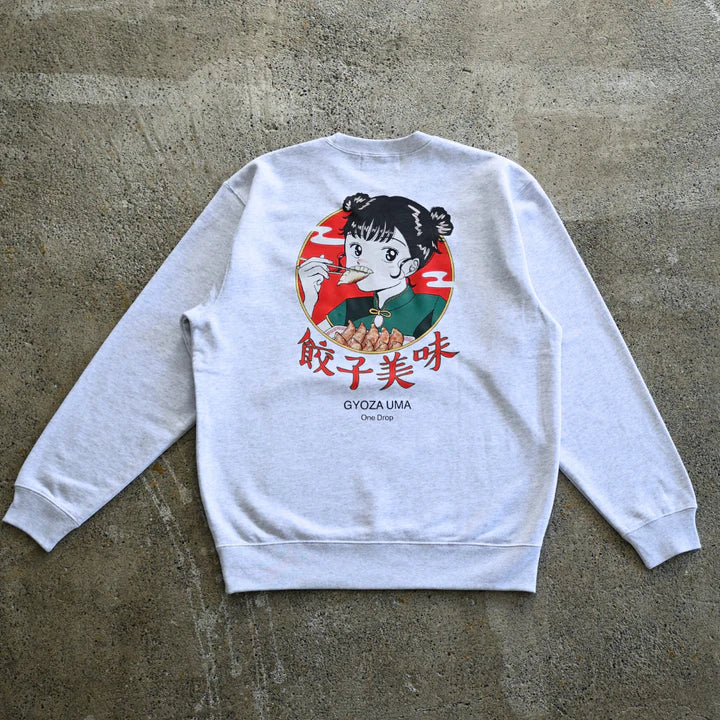 One Drop - Tsukasa Shimada "Delicious Gyoza" Crewneck Sweatshirt