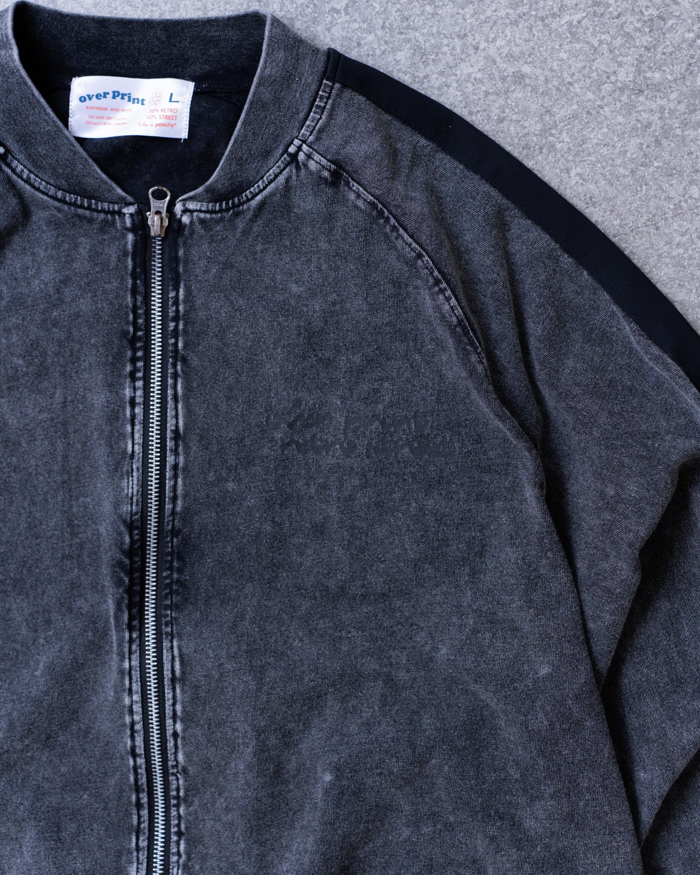 Over Print - pigment Rebirth cotton jacket_yinhao_limited
