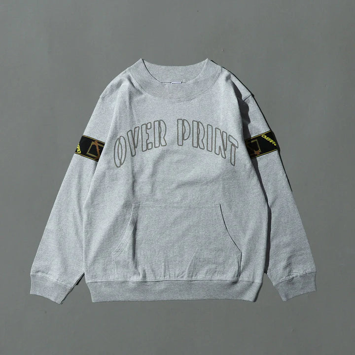 Over Print - College sweat like LS Tee - 3 colors