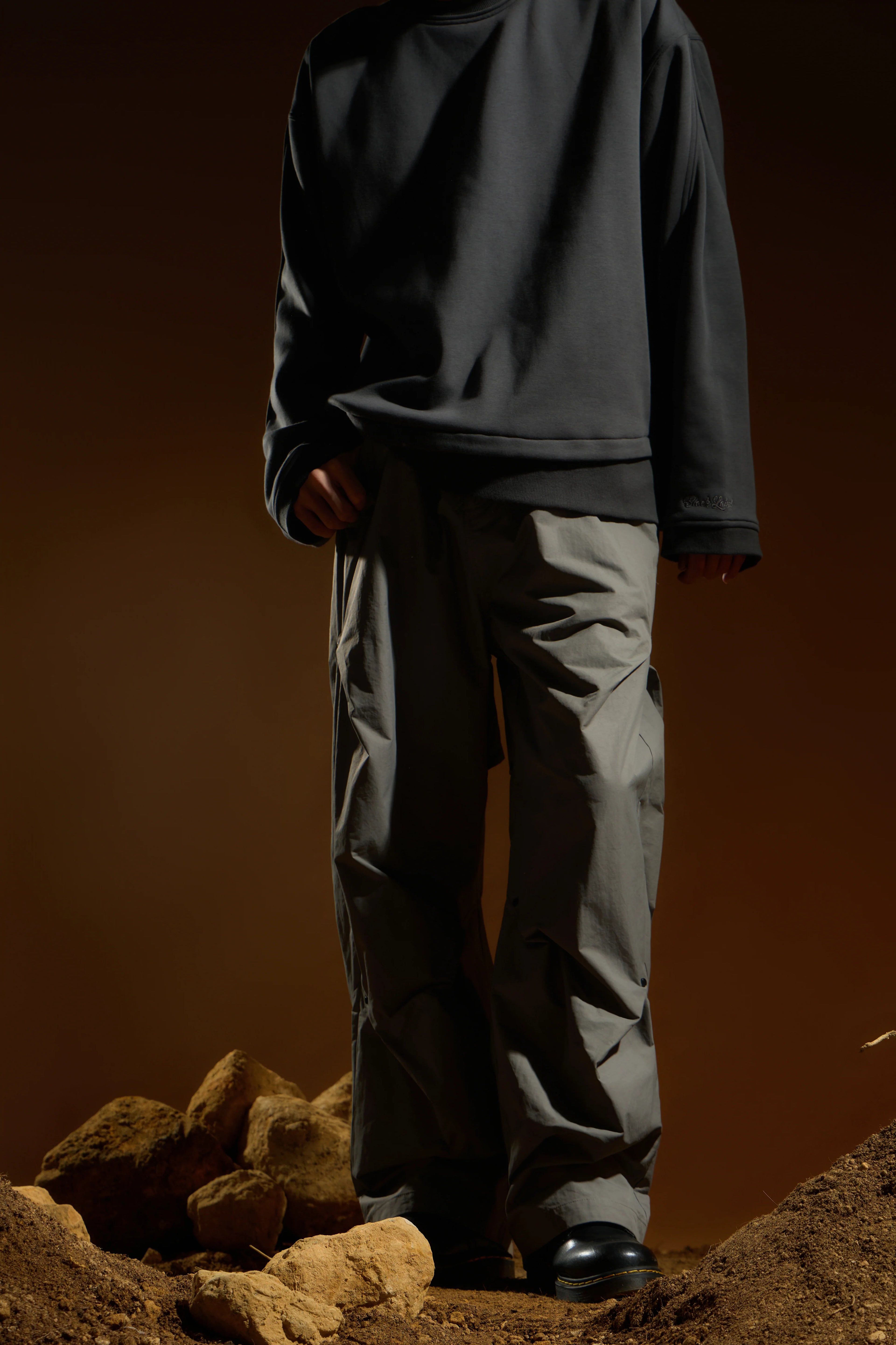 Dimensional Fold Pants