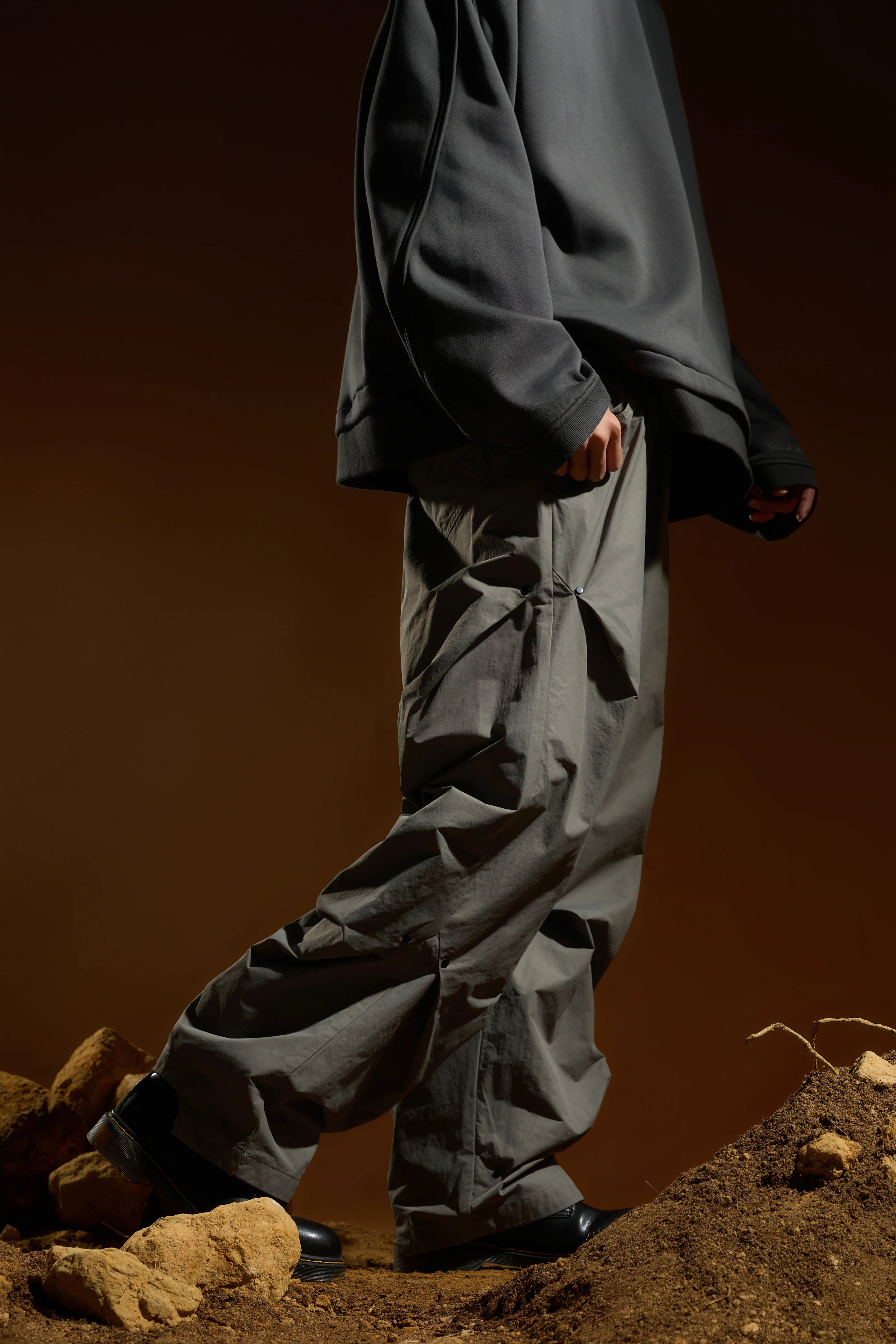 Dimensional Fold Pants