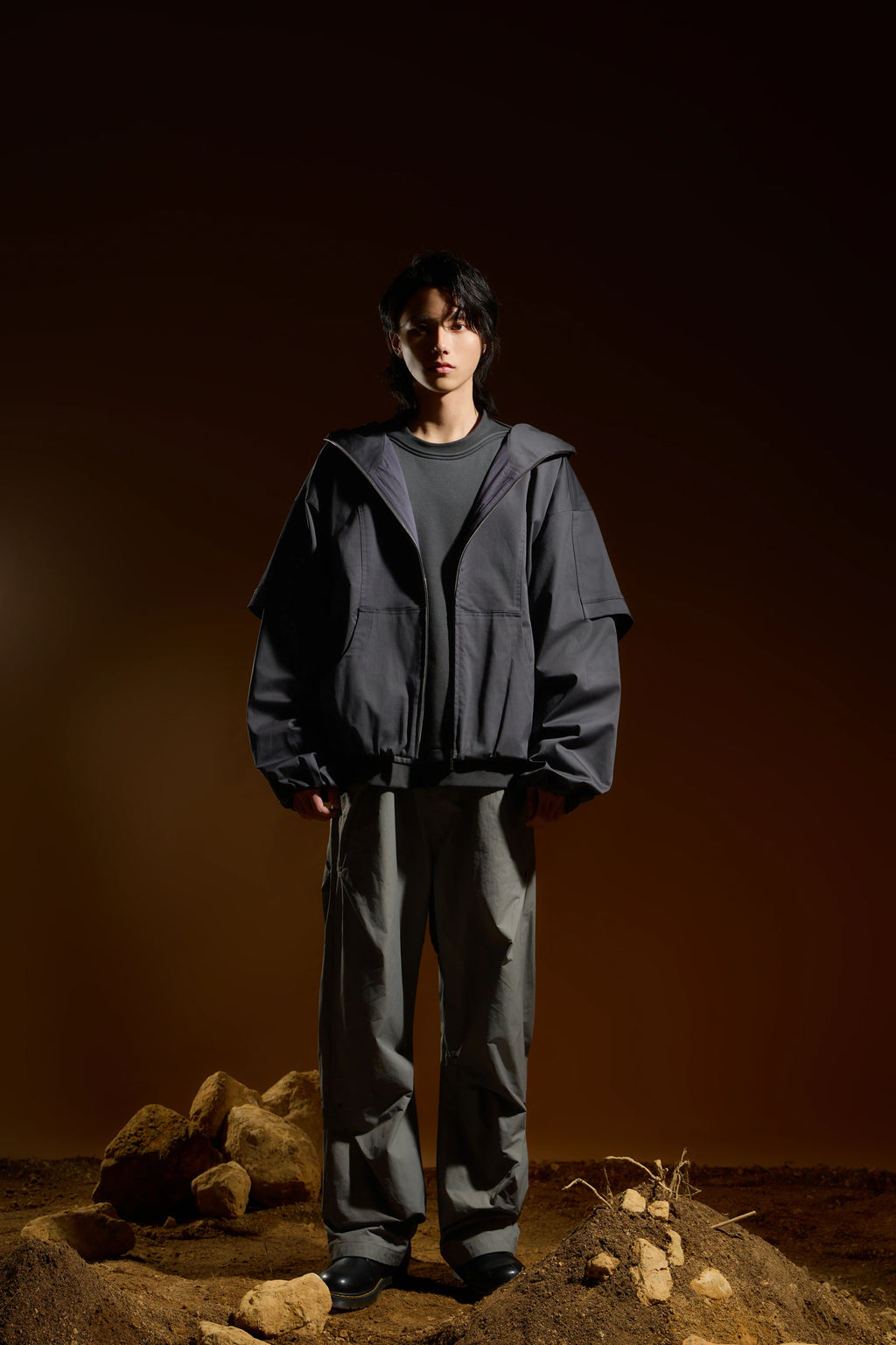 Dimensional Fold Pants