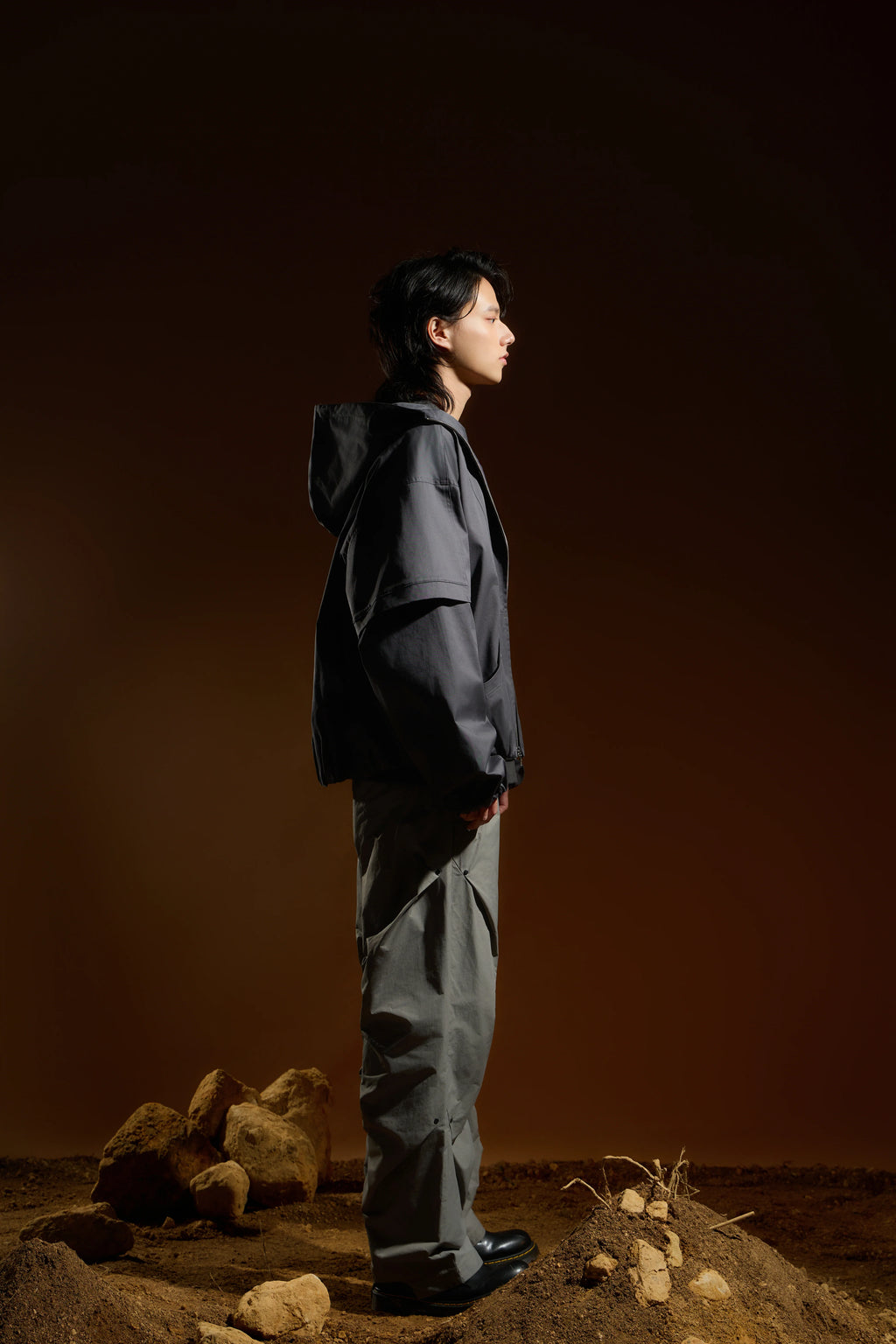 Dimensional Fold Pants