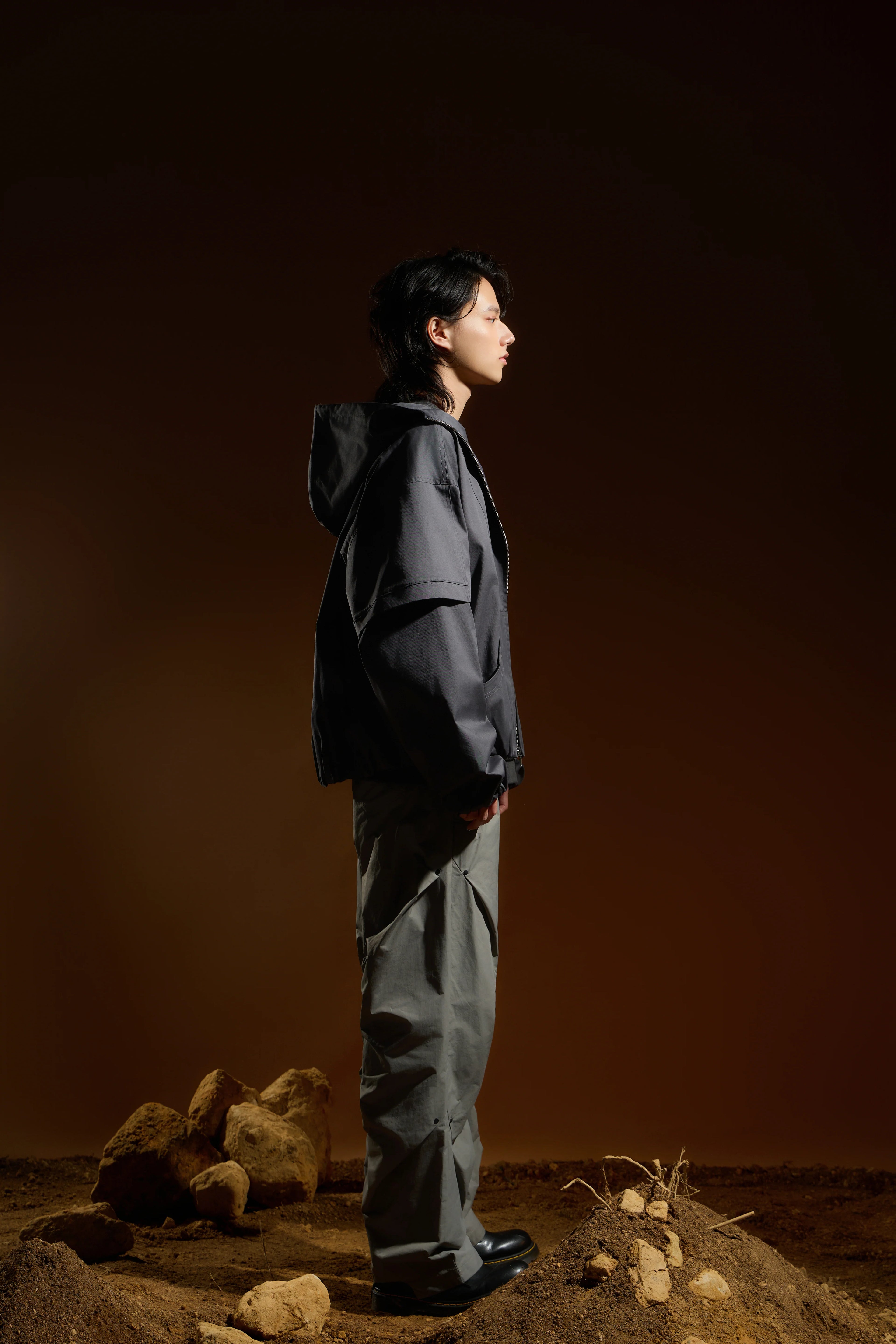 Dimensional Fold Pants