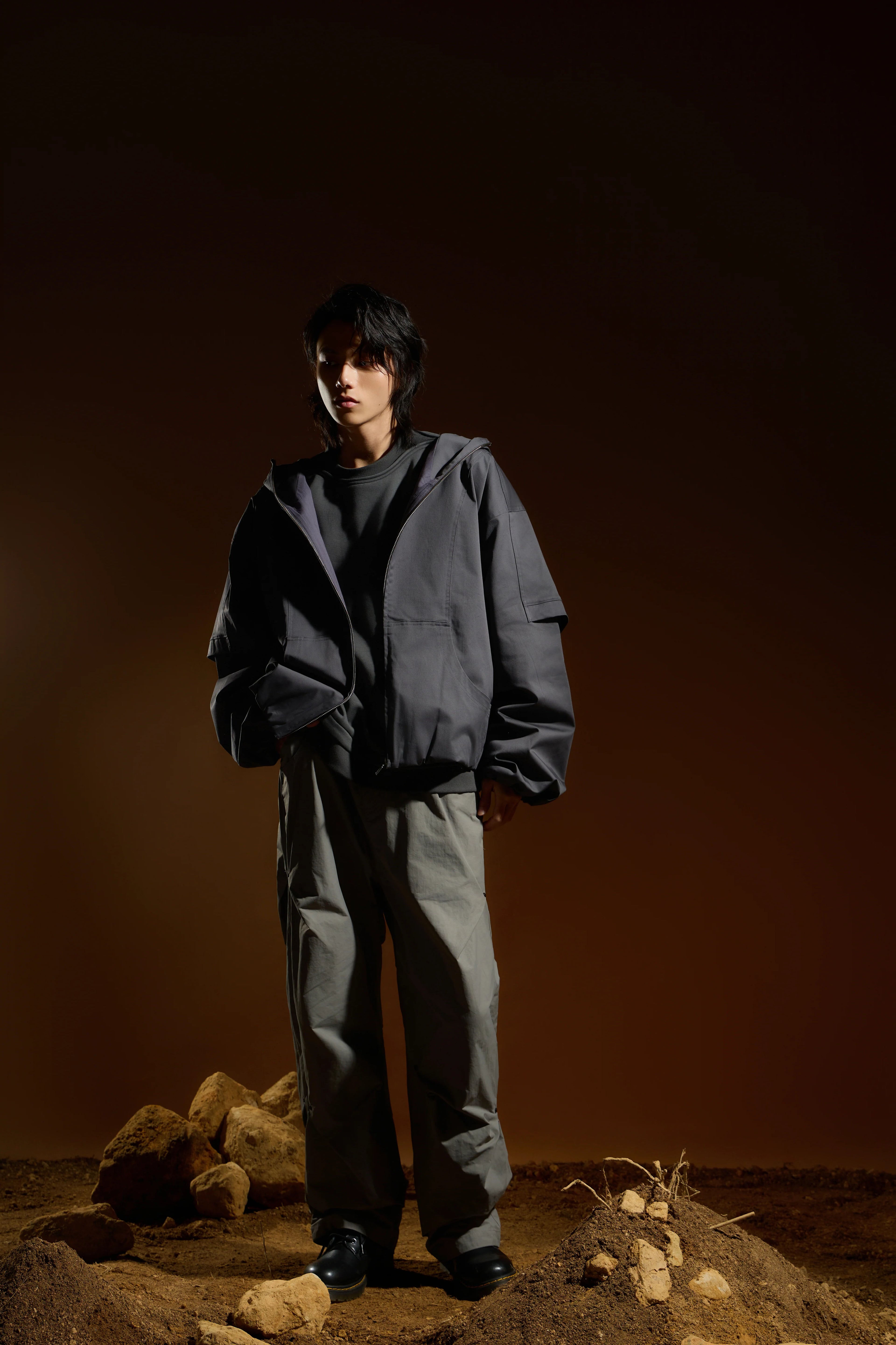 Dimensional Fold Pants