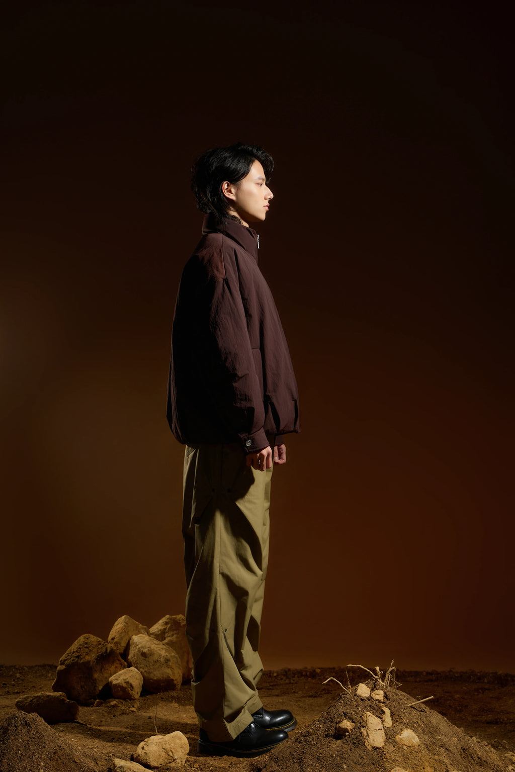 Dimensional Fold Pants